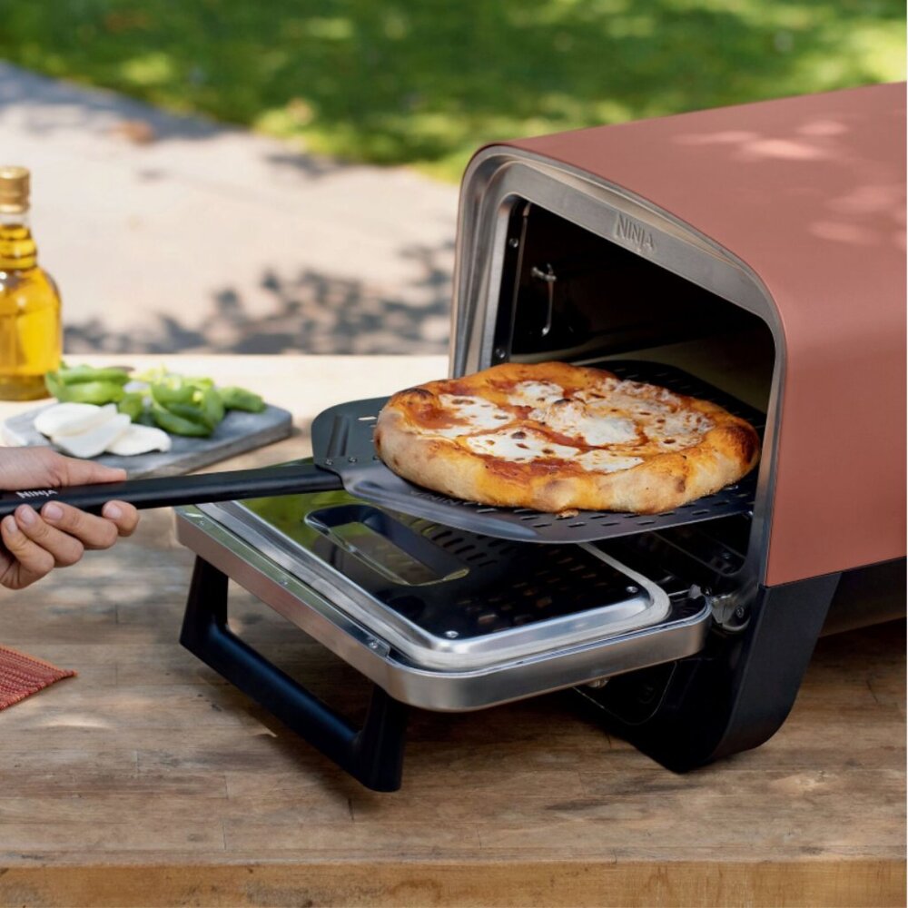 Woodfire Pizza Oven, 8-in-1 Oven for Outdoor Kitchen, 5 Pizza Settings, 700 B